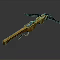 Crossbow Mechanical Crossbow Shift Bow and Arrow Shoot Far Equipment Weapons High-tech Crossbow 3d model