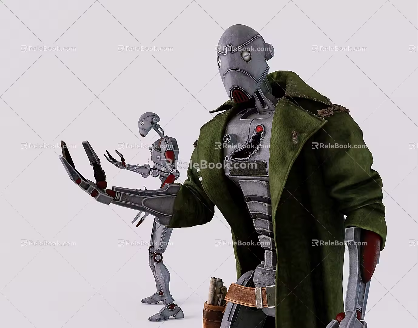 Trendy Play Robot Star Wars Game Character Movie Character Animation Character Toy Decoration Toy Handset 3d model