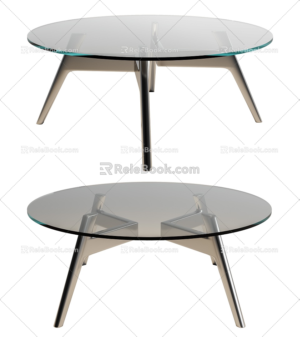 Modern coffee table 3d model