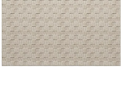 Square Rug With Neutral Beige Woven Texture And Geometric Pattern For Home Decor 3d model
