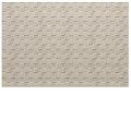 Square Rug With Neutral Beige Woven Texture And Geometric Pattern For Home Decor