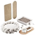 Essential Cat Supplies Including Scratchers Litter Box Bed Toys And Food Bowl