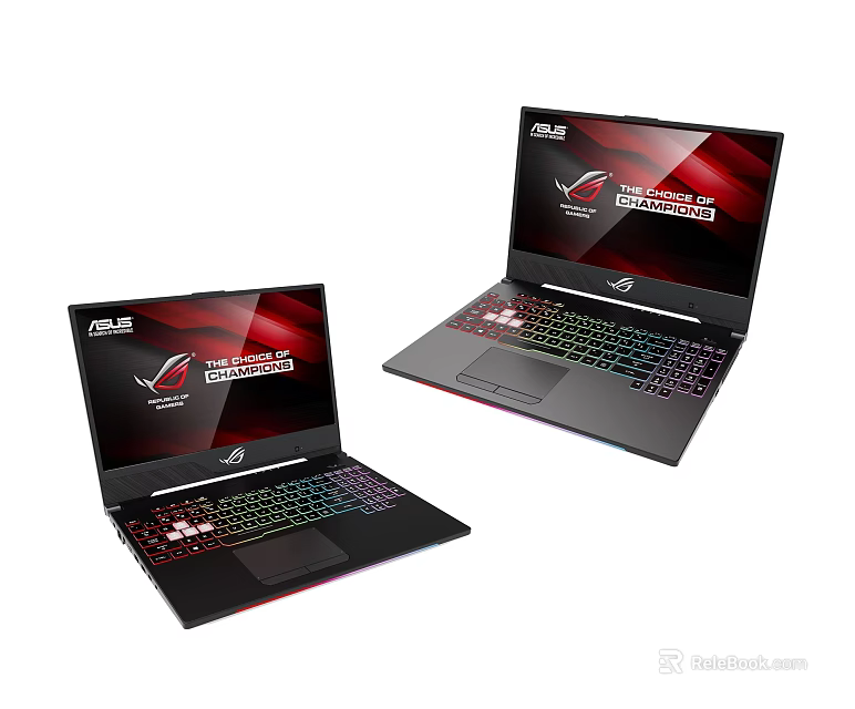 ASUS ROG Designer Laptops With RGB Keyboard And High Performance 3d model 