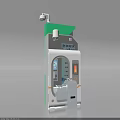 Road Facility For Illegal Parking Processing With Green Structure And Monitoring Equipment