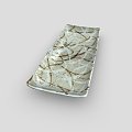 Modern Plate Rectangular Plate Small Plate 3d model