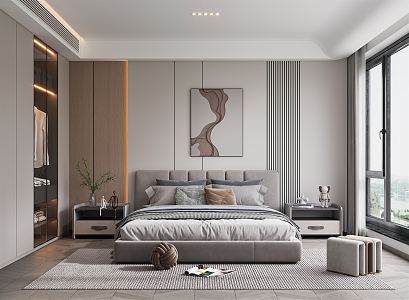 Modern Bedroom 3d model