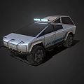 Off-road version of the car 3d model