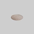 Round Area Rug With Wavy Pattern In Brown And Beige Color Design