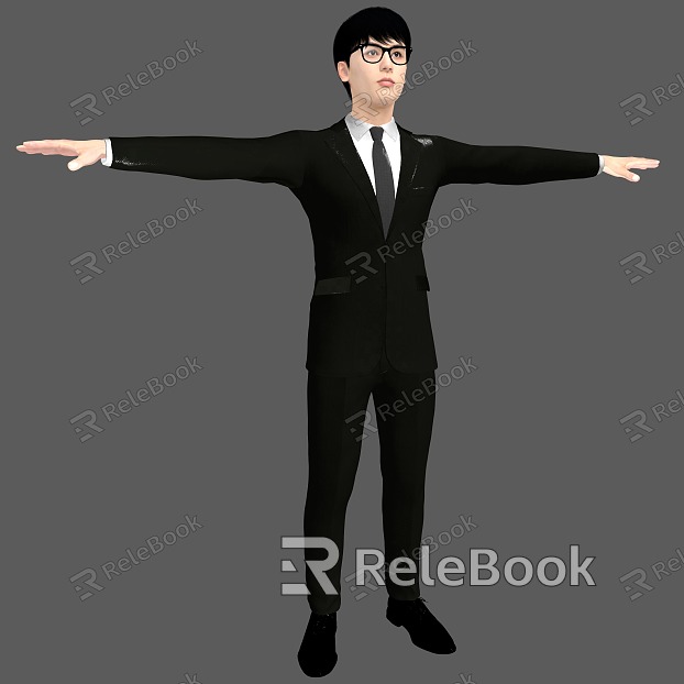 Men Suits Men Men Men with Glasses Business Wear Men Standing Men Idle Standing Bound Bones model