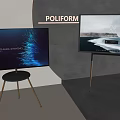 Smart stand TV LCD laser stand TV full screen mobile TV 3d model