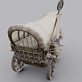 Chinese carriage 3d model