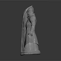 Simple Designed Three Silver Coat Models With Long And Short Styles For Daily Use 3d model