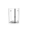 Modern Shower Head Design With Glass Enclosure And Sleek Stainless Steel Fixtures