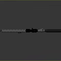 Modern Tactical Rifle With Optic Scope Rail System And Ergonomic Grip
