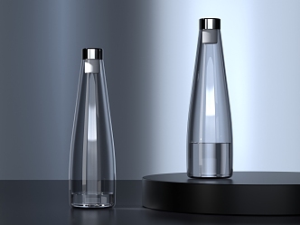 Wine Bottle Water Bottle Glass Products Glass Bottle 3d model