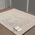 Middle Ancient Quiet Carpet Middle Ancient Plush 3d model