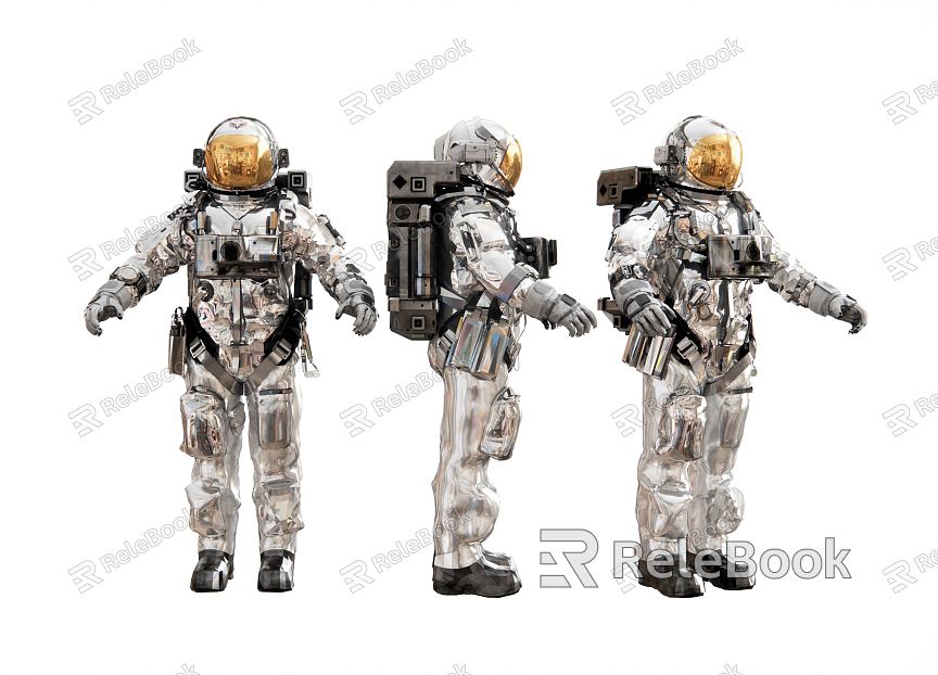 Modern Astronaut Virtual Character Astronaut Sculpture Statue Art Ornaments model