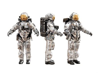 Modern Astronaut Virtual Character Astronaut Sculpture Statue Art Ornaments model