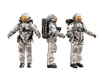 Modern Astronaut Virtual Character Astronaut Sculpture Statue Art Ornaments 3d model