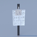 clip folder paper 3d model