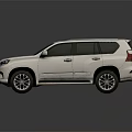 White Modern SUV With Sleek Exterior Design And Shiny Alloy Wheels