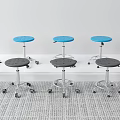 Modern Bar Stool Student Experiment Stool 3d model