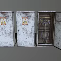 Distribution Box Central Control Power Supply Box Distribution Cabinet General Control Electric Box Substation Transformer Low Face Number Low Mold Simple Mold Game Video Level Super Realistic 3d model