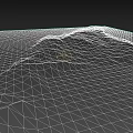 Microtopography 3D Model With Detailed Mountain Ranges Coastal Features And Water Bodies