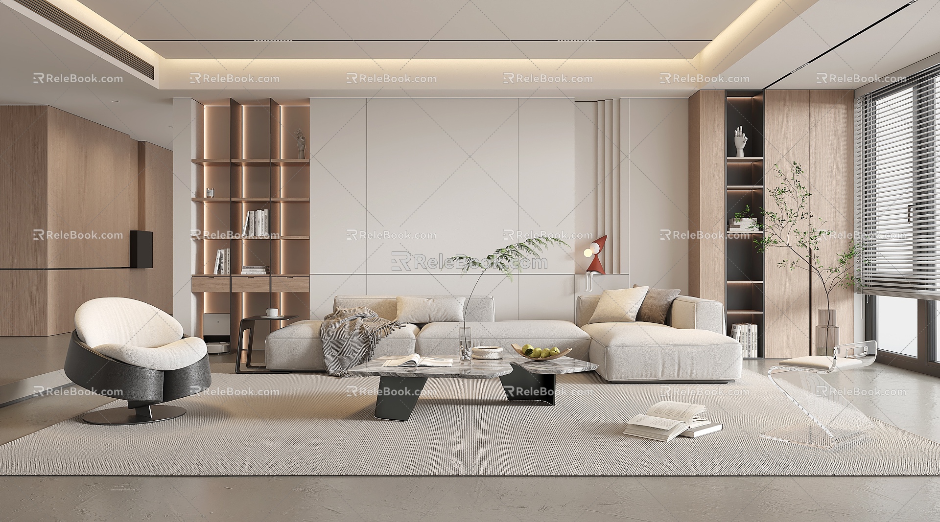 Living room 3d model