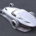 Mercedes Benz Futuristic Concept Car With Sleek Body And Unique Wheels