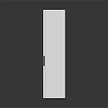 Row Of White Storage Cabinets Furniture With Multiple Compartments And Electronic Panels