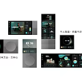 Modern Smart Switch Panel Featuring Various Interfaces And Stylish Display Design 3d model