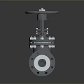 Industrial Gray Valve With Handwheel And Flange Design For Pipeline Systems