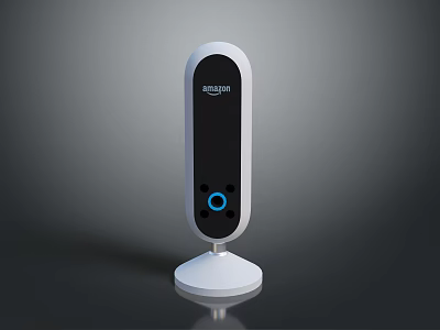 Amazon Smart Home Device With Voice Control LED Indicator As Essential Household Item 3d model