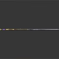Ornate Decorative Sword As Mythical Weapon With Gold Silver Accents And Sharp Blade