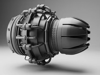 jet engine 3d model