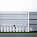 Modern Industrial Factory Building Multi-storey Factory Building Modern Factory Building Square Factory Building Multi-storey Office 3d model