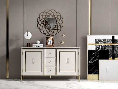 Light Luxury Side Cabinet model