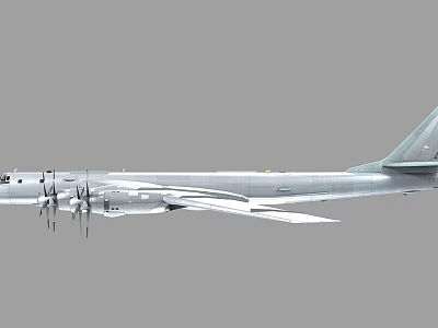 Gray Fighter Jet With Multiple Propeller Engines Wings And Tail Fin Design 3d model