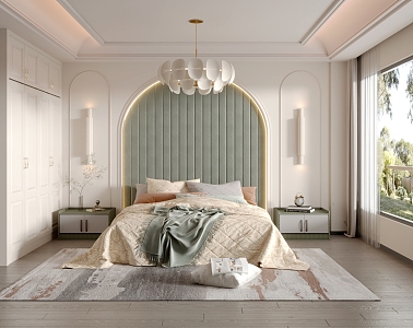 French Bedroom 3d model