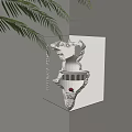 Modern Artistic Wall Lamp With Creative Design And Warm Light For Home Decoration