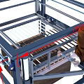 Industrial Equipment Metal Frame Structure With Precise Measurement Dimensions