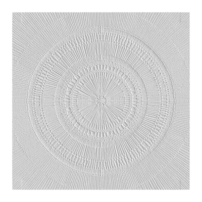 Intricate Architectural Decorative Component Featuring Concentric Circles And Radial Lines 3d model