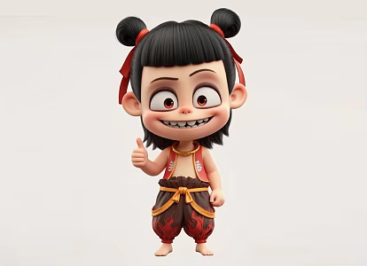 Which is the top-notch posture cartoon character 3d model