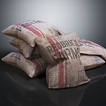 Redbrick Garment Burlap Storage Bags Stacked As Practical Household Items