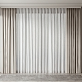 Modern Curtains 3d model