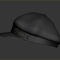 Modern Hat Women's Hat Sun Hat Topper Hat 3d model