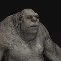 3D Stone Giant Character Creature Design With Muscular Build And Rock Like Skin