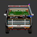 Custom Orange White Ambulance With Exposed Engine Roof Emergency Sign And SPAJALJERA Front Design