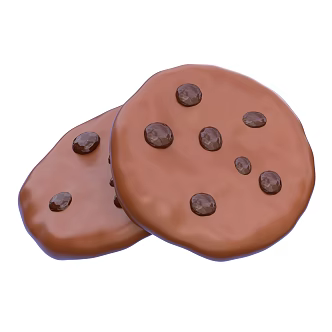 Modern Cookies Dessert Cartoon Dessert 3d model